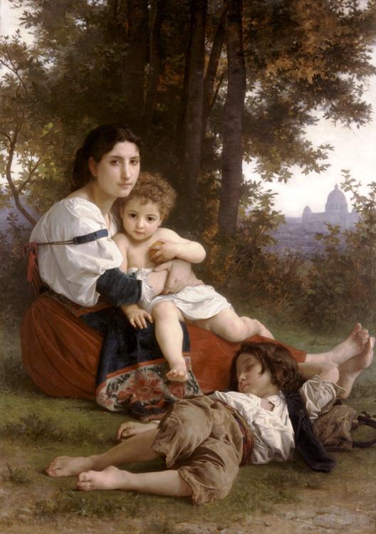 Adolphe William Bouguereau Rest (mk26)